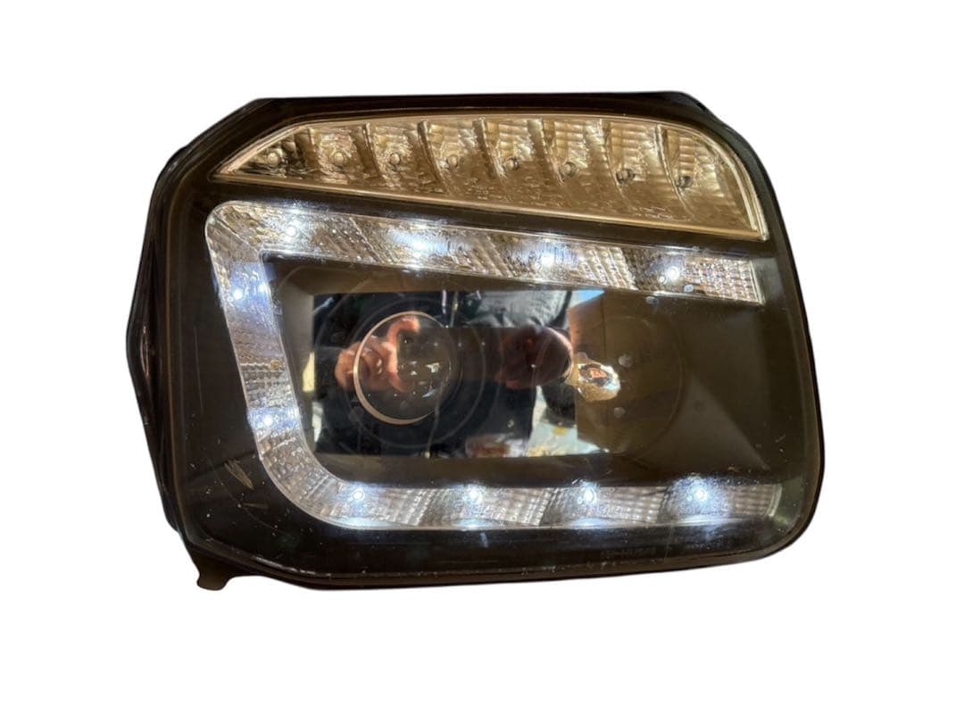 ジムニーJB23 ヘッドライト 社外品 インナーブラック