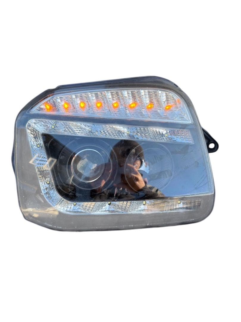 ジムニーJB23 ヘッドライト 社外品 インナーブラック