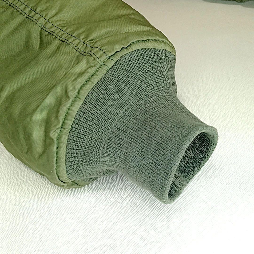 90s美品★XL　KNOX ARMORY　リバーシブル　中綿　MA-1　オリーブ