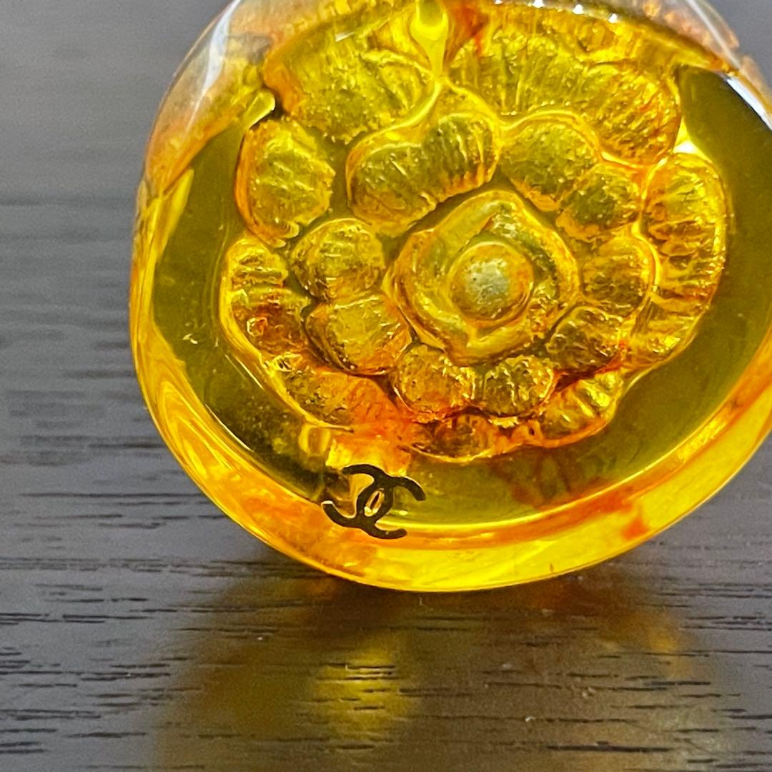 CHANEL シャネル　ヴィンテージ　べっ甲　カメリア　イヤリング＆リング