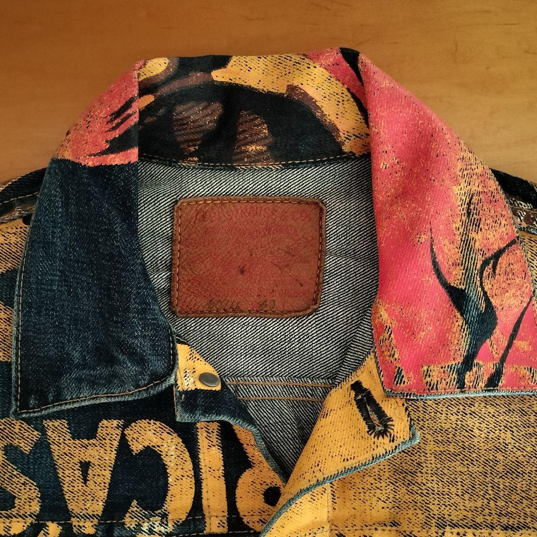 90s Levis リーバイス507xx 2nd復刻バナー デニムジャケット40