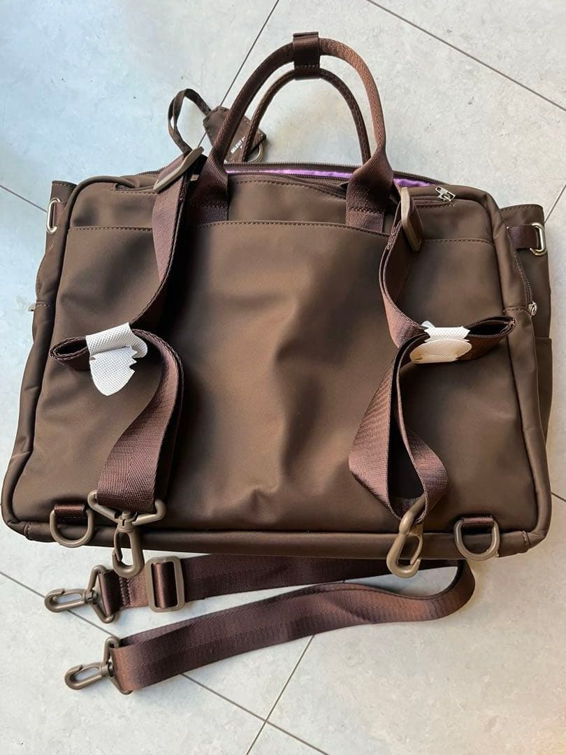 SELENT ETHER ブラウン ビジネスバッグ