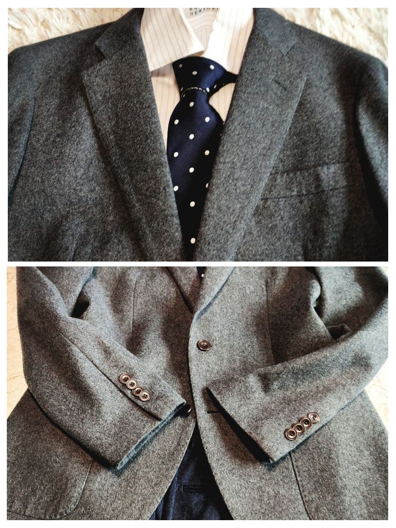 【極美品】BARNEYS NEWYORK INCOTEX セットアップ ウール