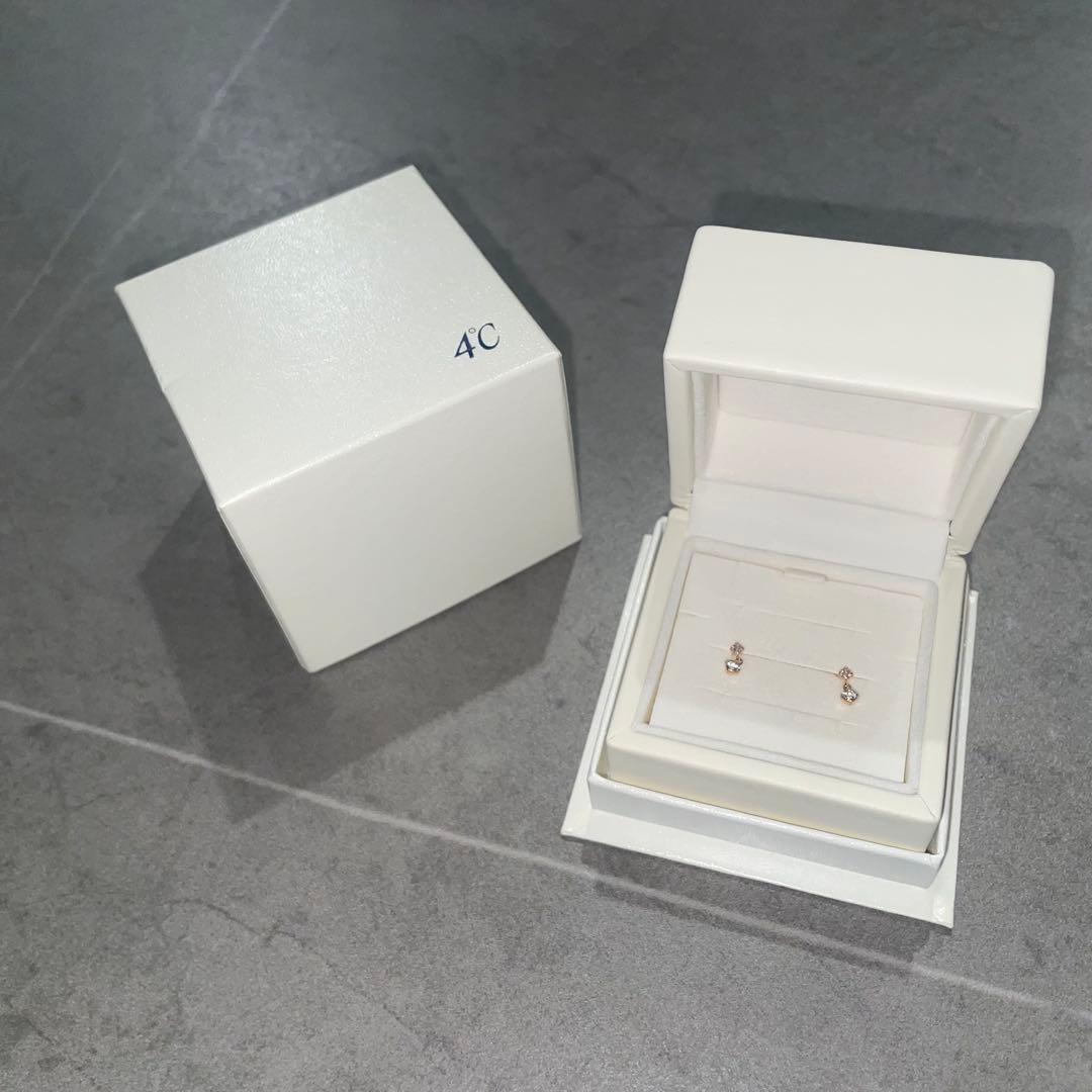 ひ*ん様 【新品】4℃ アクアマリン　ピアス