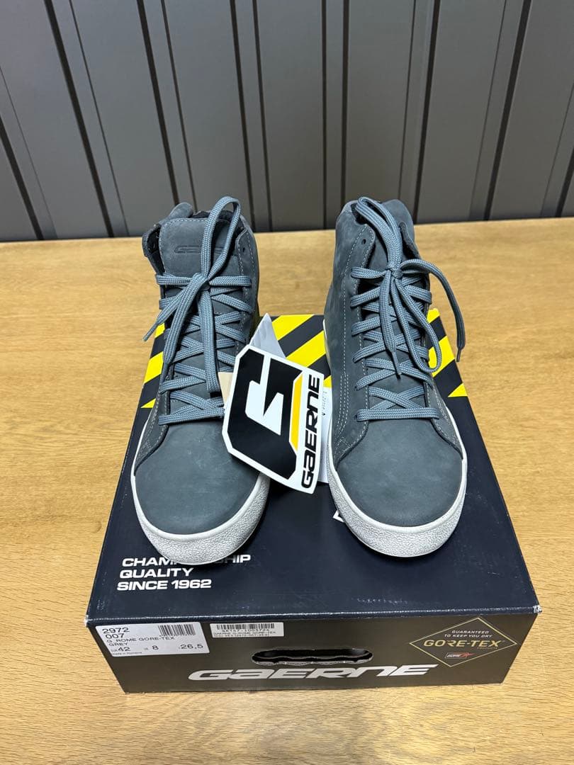 GAERNE【防水】Gローム ゴアテックス グレー　26.5cm