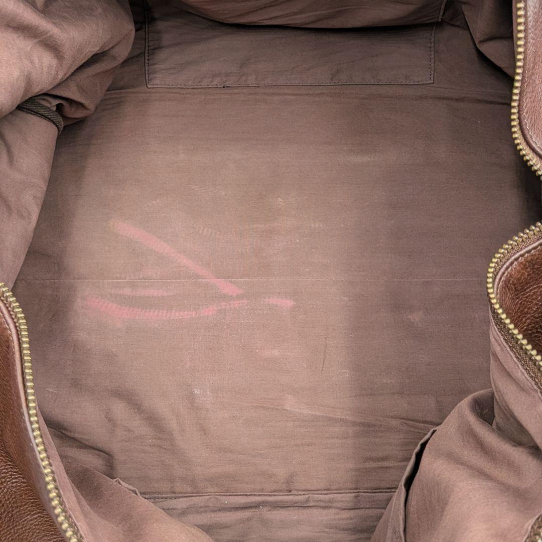 A.P.C. アーペーセー レザー ブラウン ボストンバッグ 旅行用 大容量