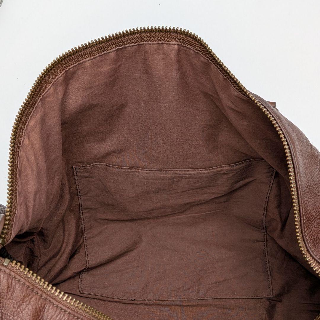 A.P.C. アーペーセー レザー ブラウン ボストンバッグ 旅行用 大容量