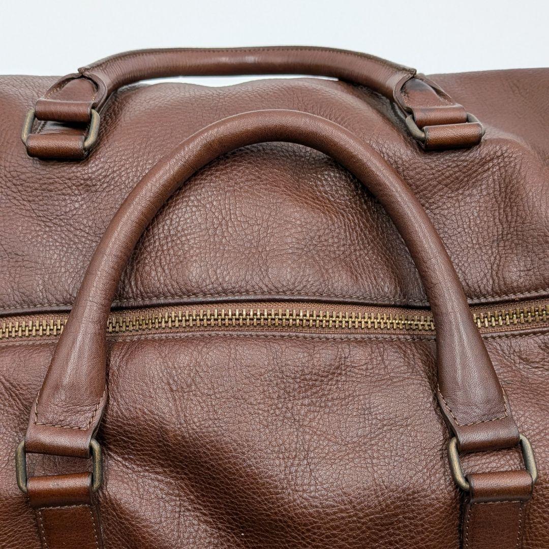 A.P.C. アーペーセー レザー ブラウン ボストンバッグ 旅行用 大容量