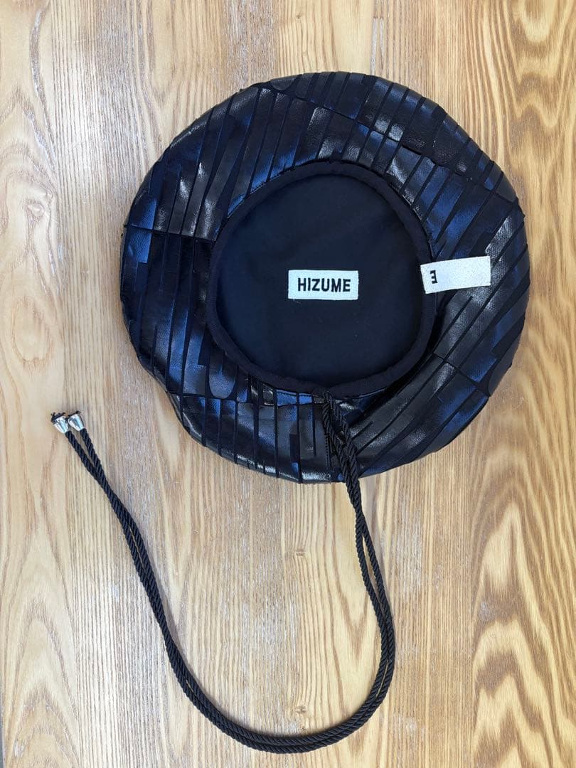HIZUNE ヒヅメ　ベレー帽　 帽子　黒　comme des garcons