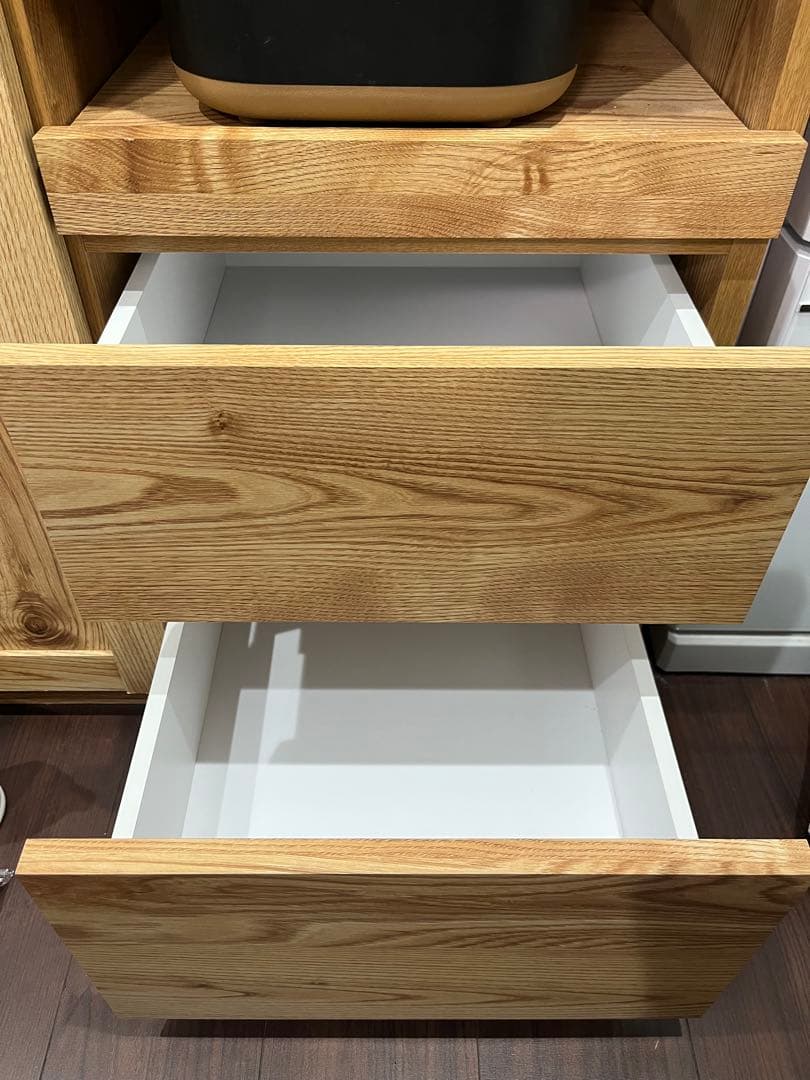 LOWYA 耐震ラッチ付き食器棚 120cm