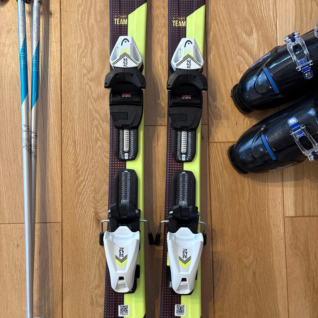 HEAD（ヘッド） ジュニア用スキー 4点セット！美品