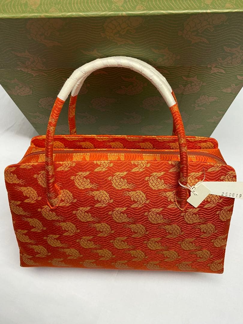 お値下げしました。利休バッグ　龍村織物