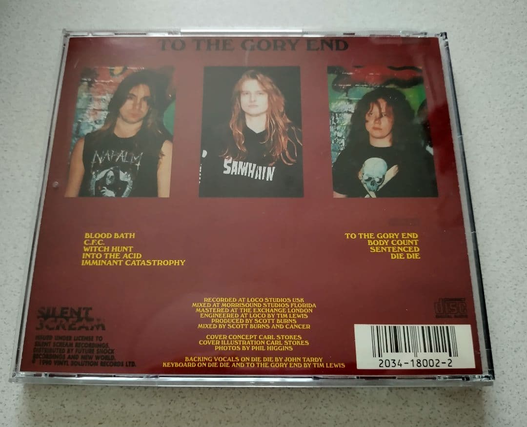 洋楽 CANCER - TO THE GORY END