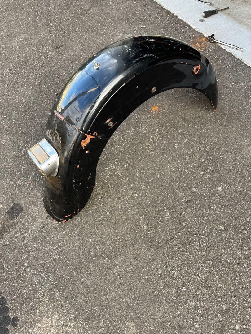 アーリーショベル　純正リアフェンダー