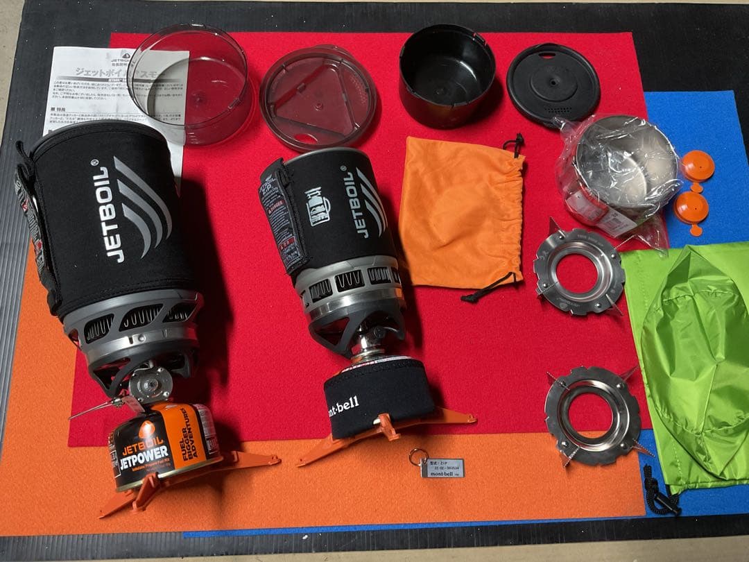 JETBOIL SUMO BK動作良好美品とZIP0.8BKダブルセット一体収納