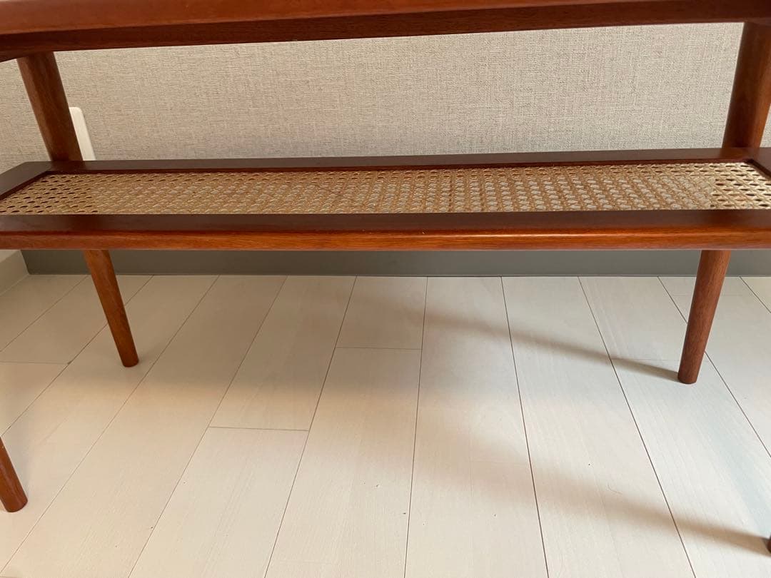 アクタス　H.W.F. ローテーブル　マホガニー材/メンテナンスワックス