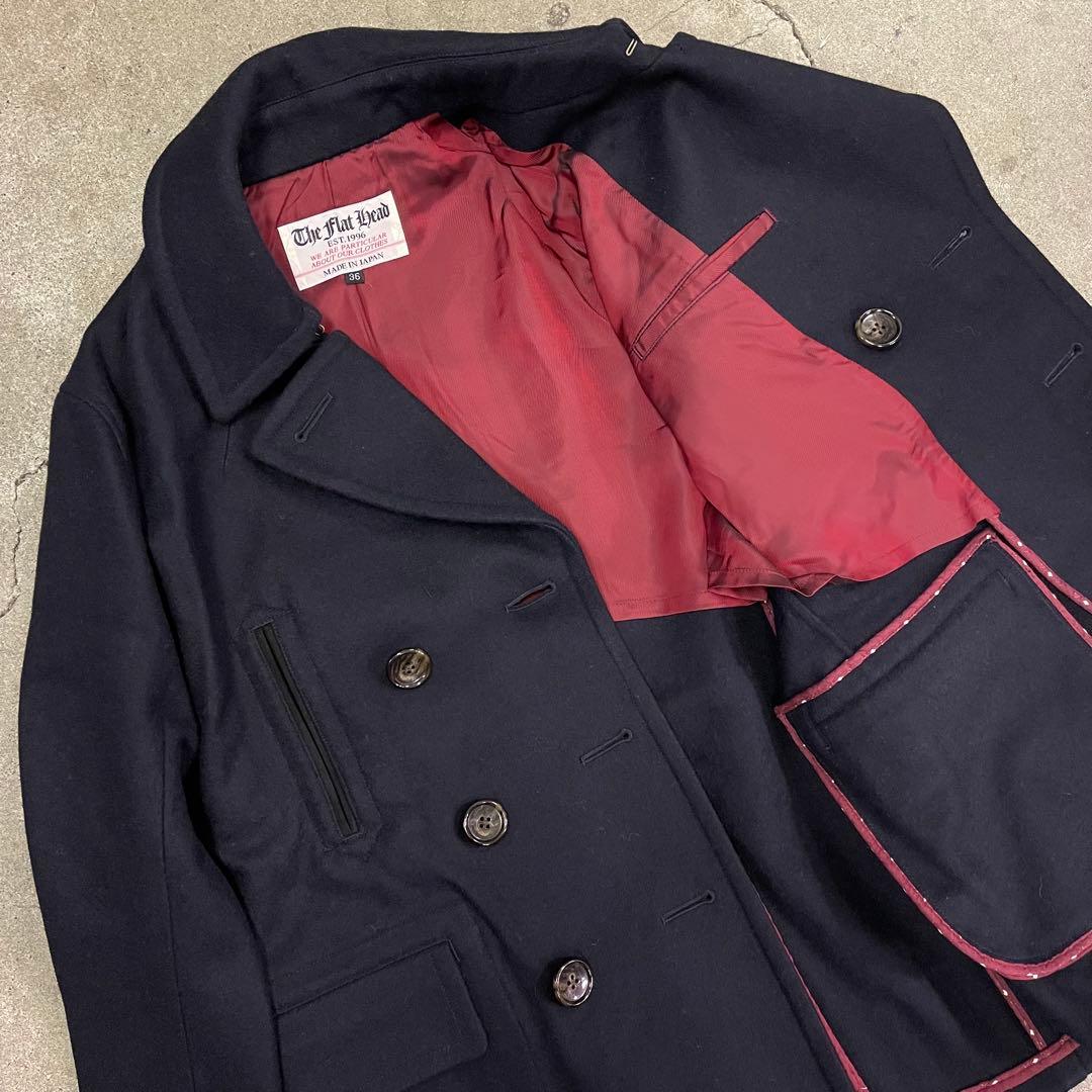 ジャケット・アウター THE FLATHEAD WOOL CASHMERE PEA COAT