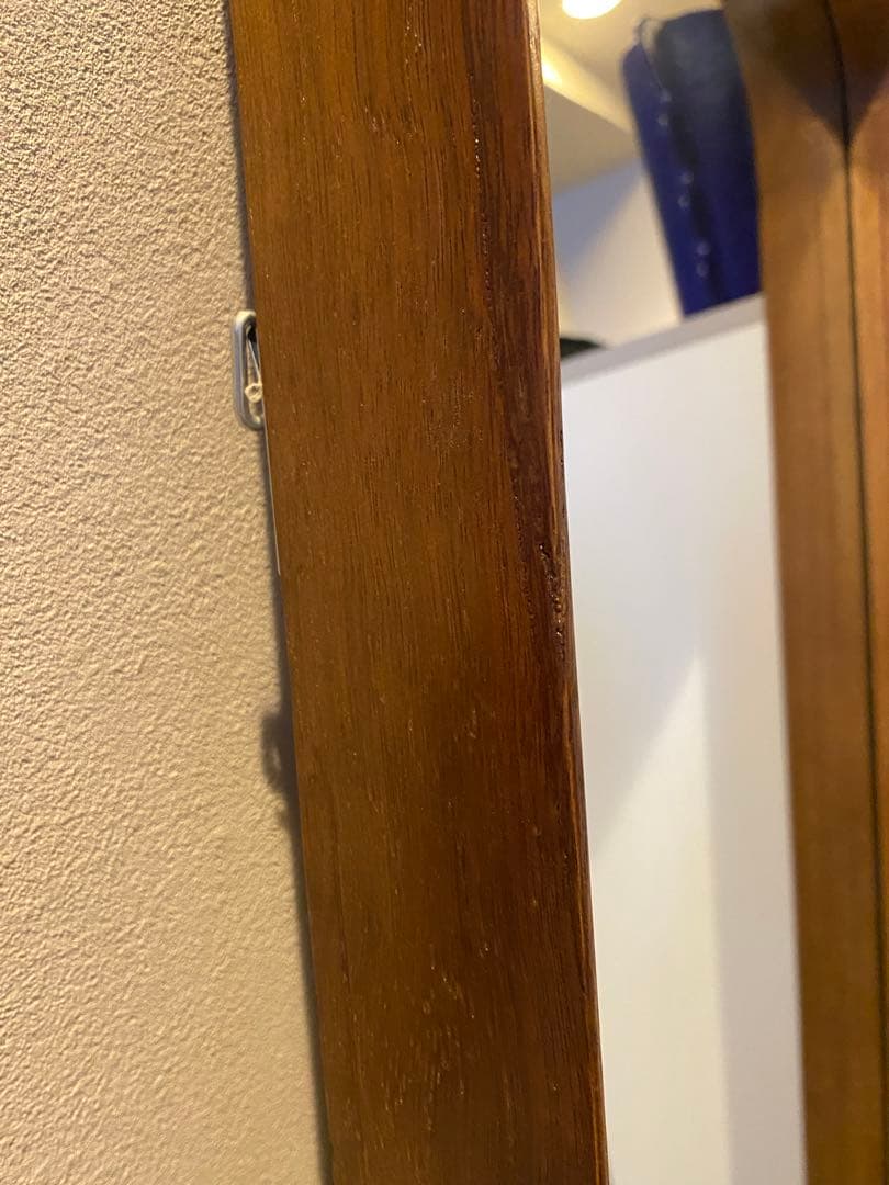 kurve クルベ　レクタングルミラー　姿見　北欧風　ナチュラル　鏡　木枠