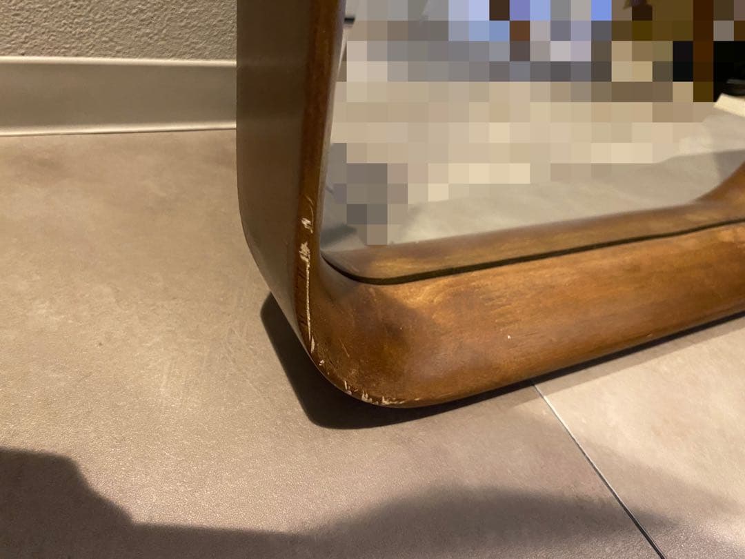 kurve クルベ　レクタングルミラー　姿見　北欧風　ナチュラル　鏡　木枠