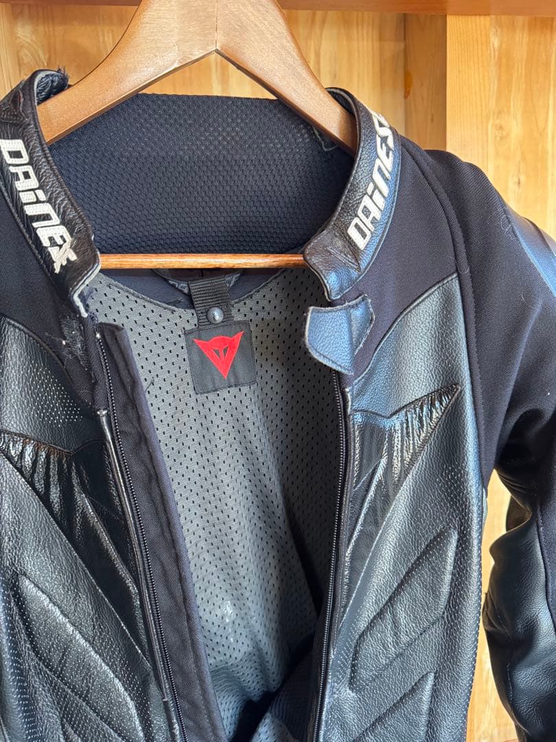 Dainese ブラック革ツナギ