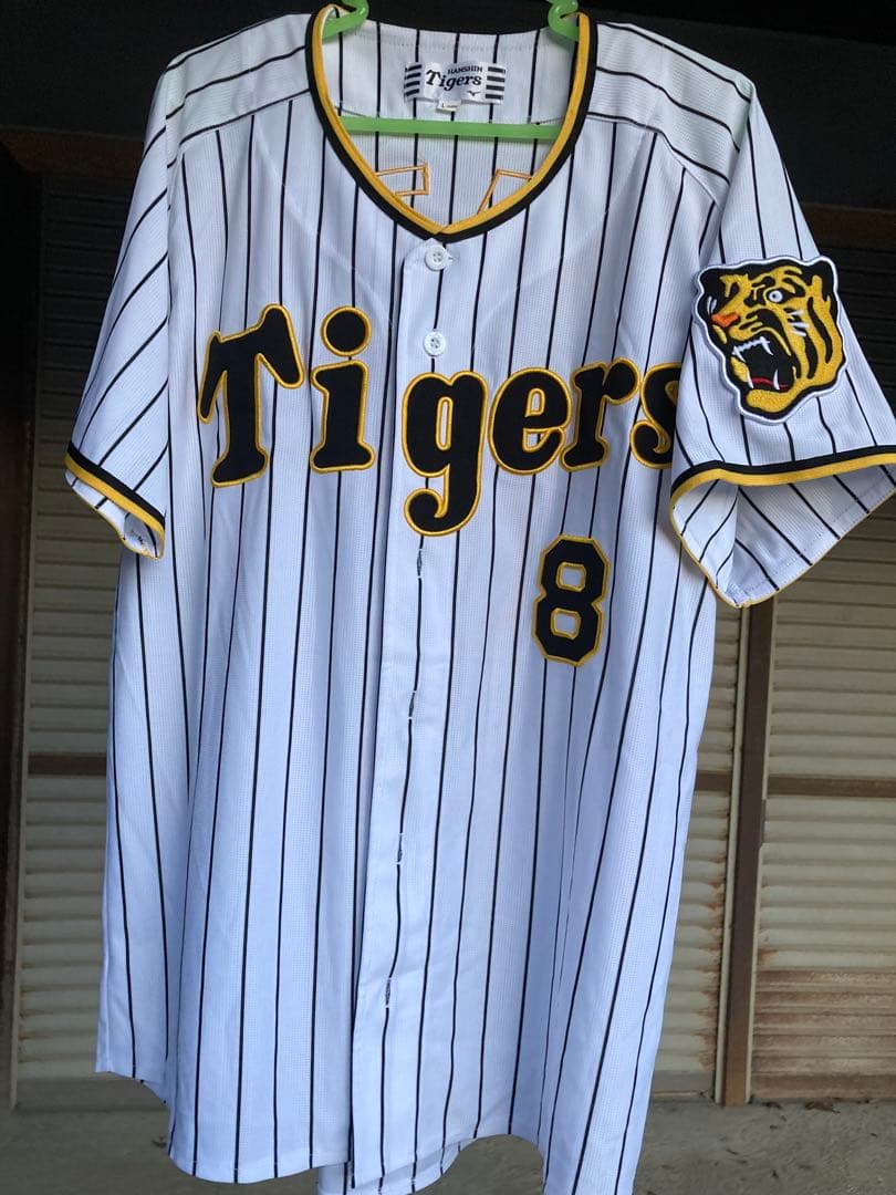 本塁打　打点王記念　美品　佐藤輝明　阪神　刺繍　ユニフォーム　Lサイズ