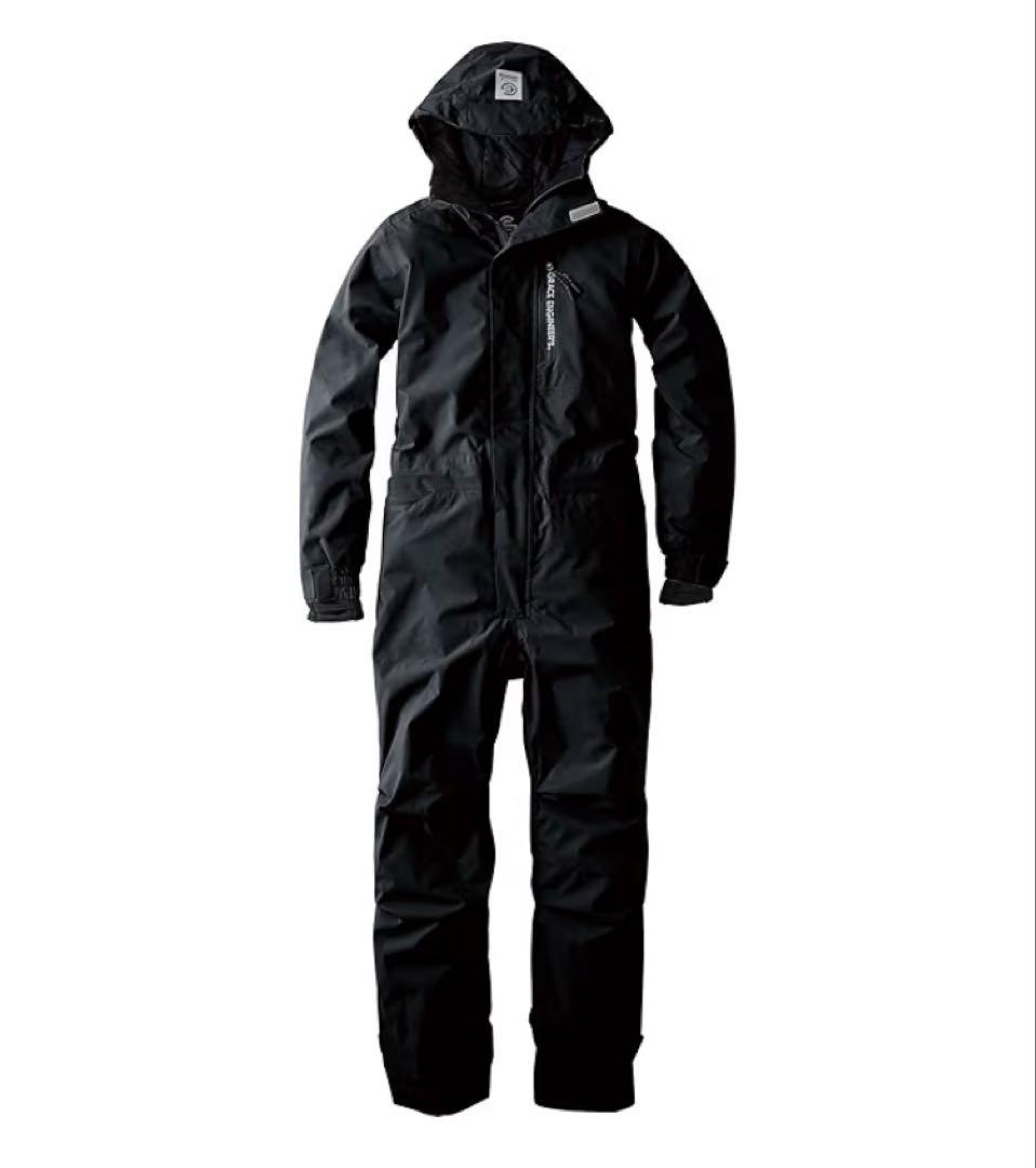 GRACE ENGINEERS ブリザードシェルツナギ 秋冬用 ブラック LL