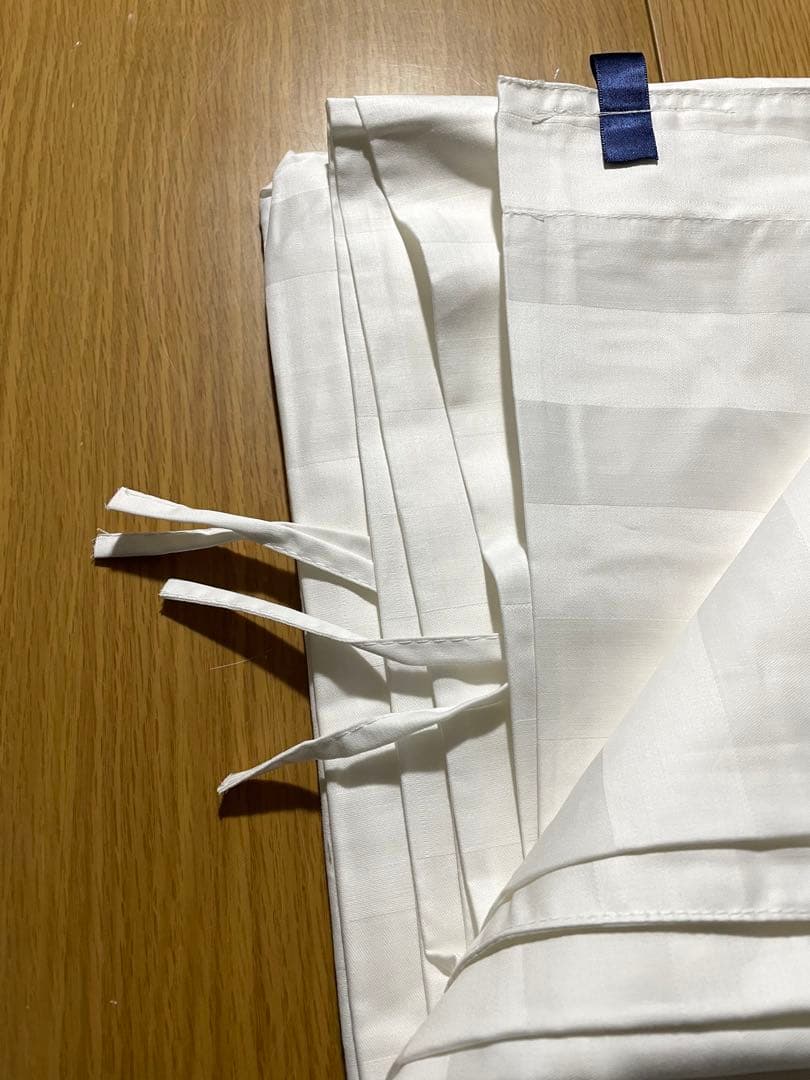 掛け布団カバー　コットン100% ストライプ　ホテル仕様　5枚セット