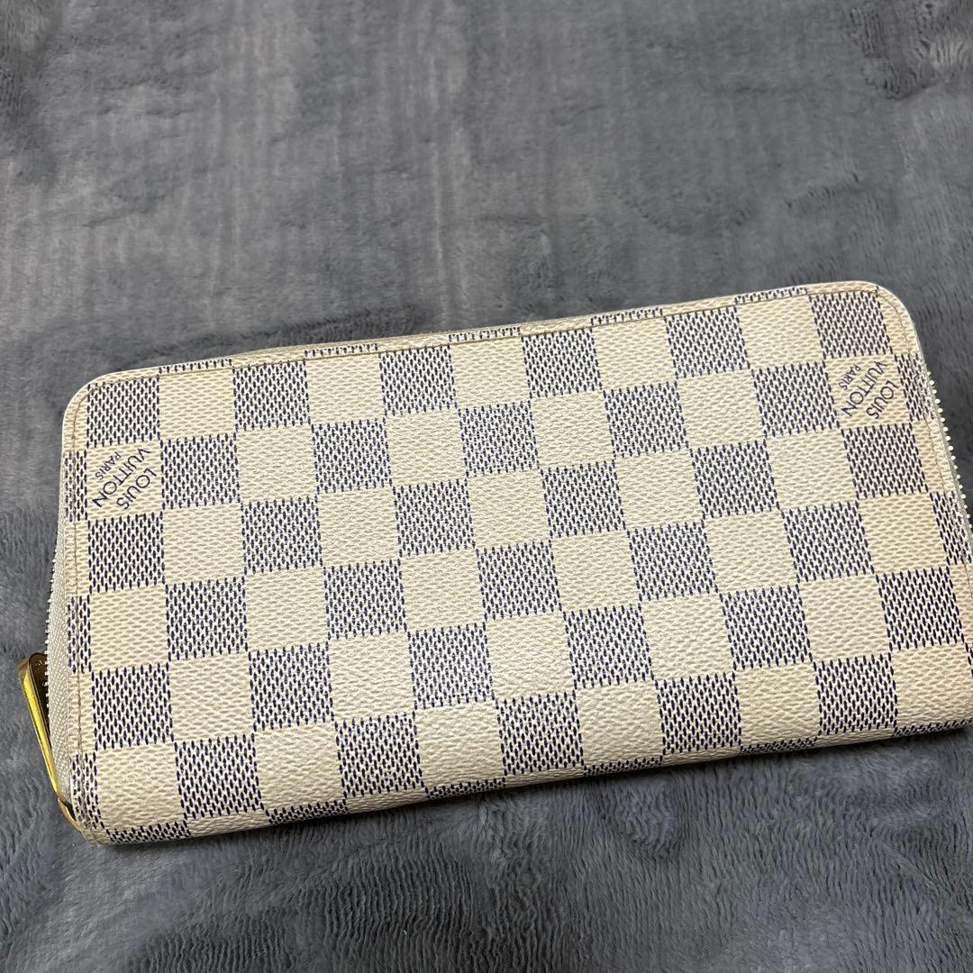 も*♡様 Louis Vuitton ダミエ 長財布 アイボリー/グレー