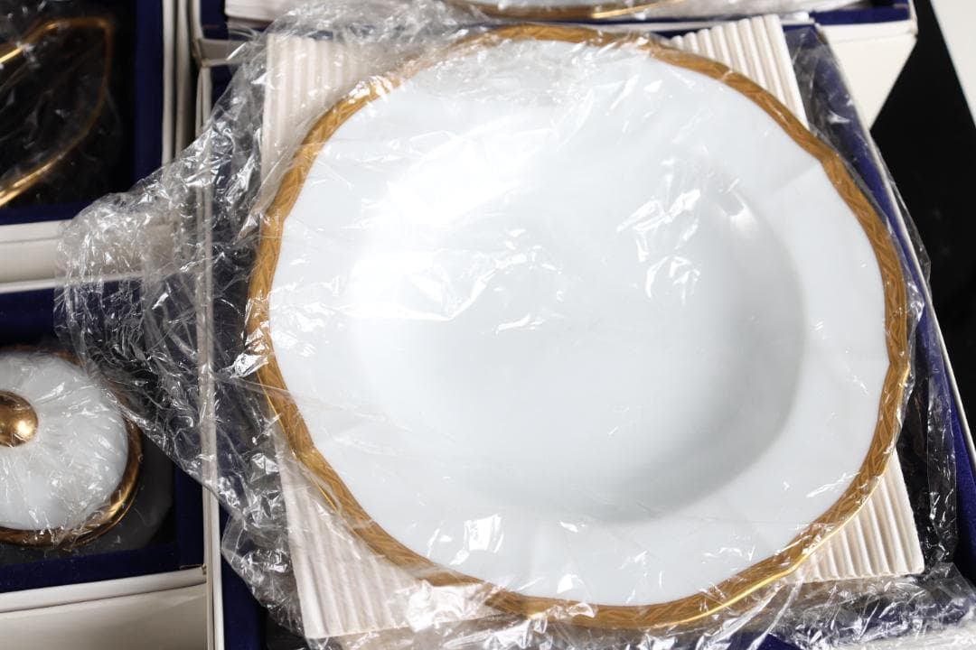 未使用ノリタケ ダイヤモンドコレクション オルフェウス 金彩 Noritake