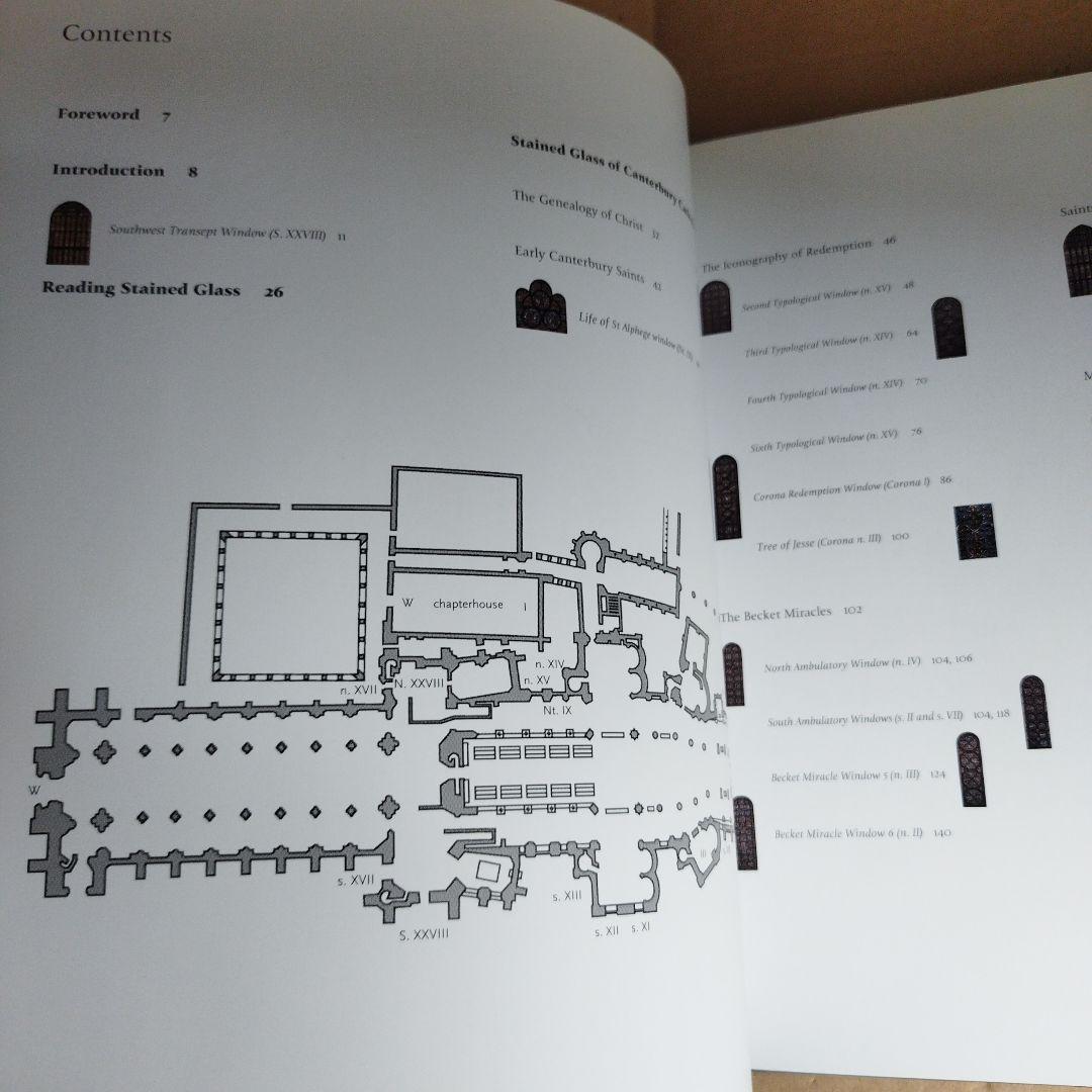 カンタベリーカテドラルのステンドグラス　224P HC