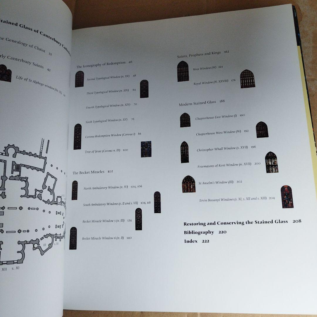 カンタベリーカテドラルのステンドグラス　224P HC
