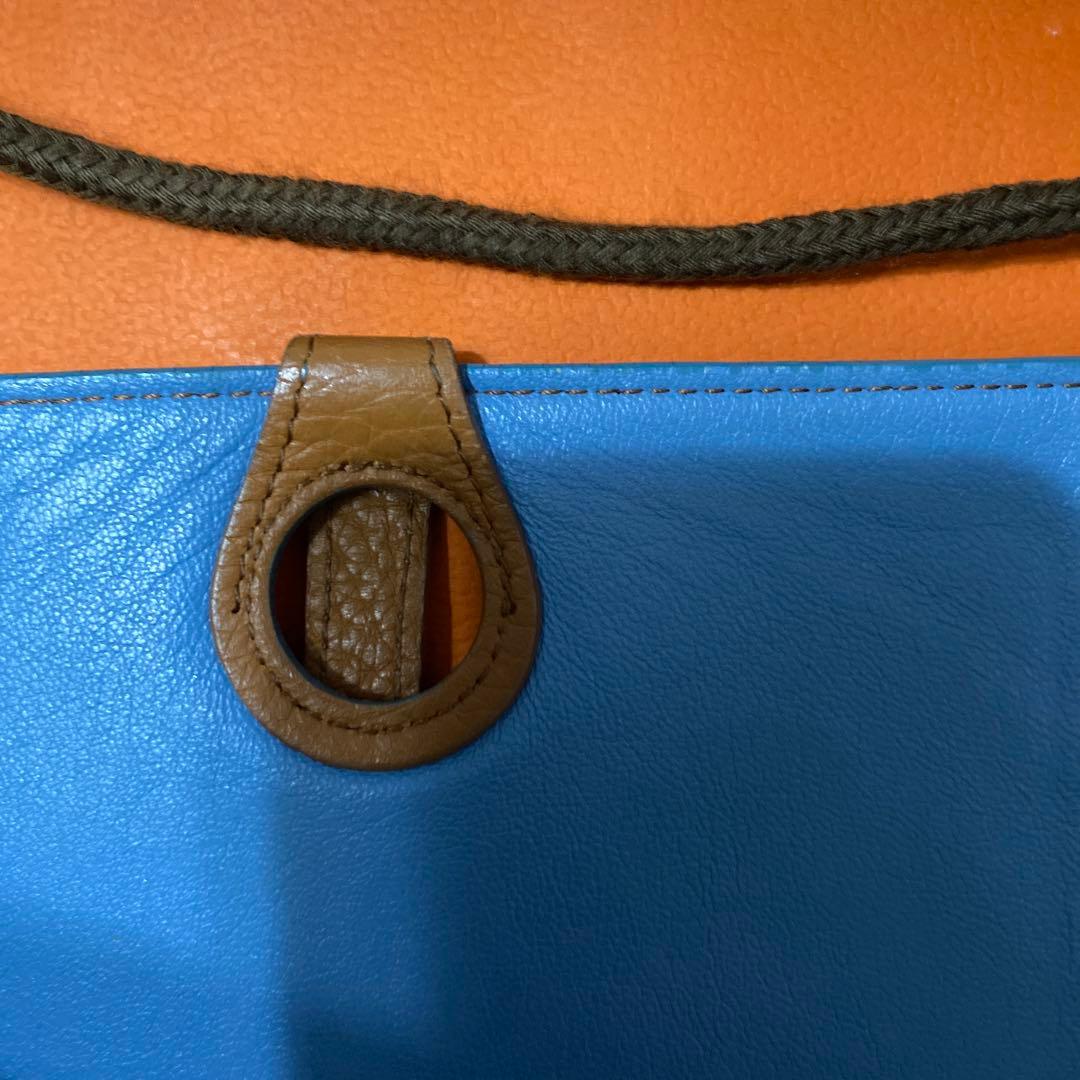 最終値引 HERMÈS (エルメス)ドゴン水色 レザー 長財布 箱付き