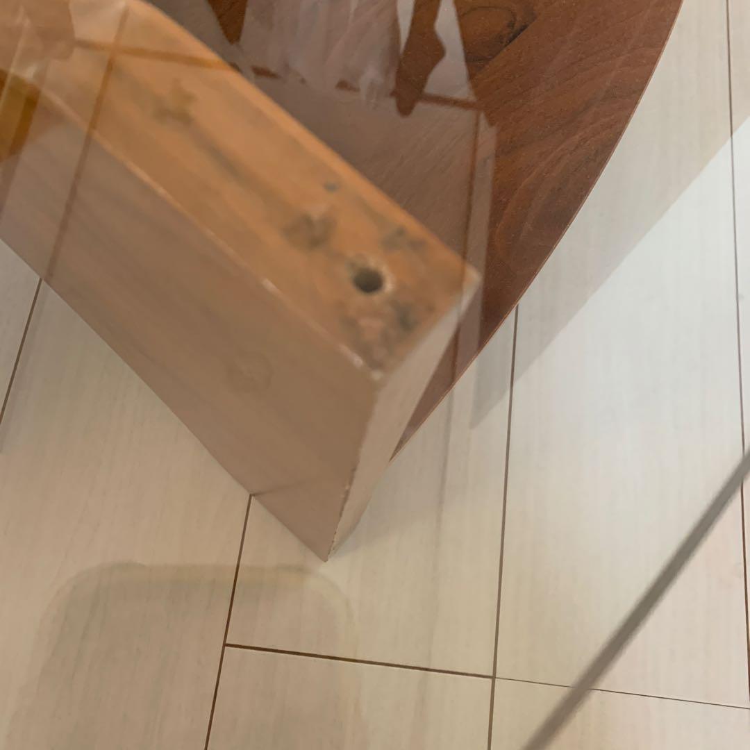 ノーチェ　ガラステーブル　⭐︎現地引渡しのみ⭐︎