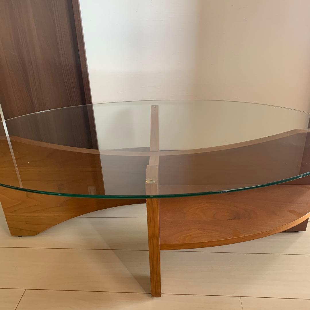 ノーチェ　ガラステーブル　⭐︎現地引渡しのみ⭐︎