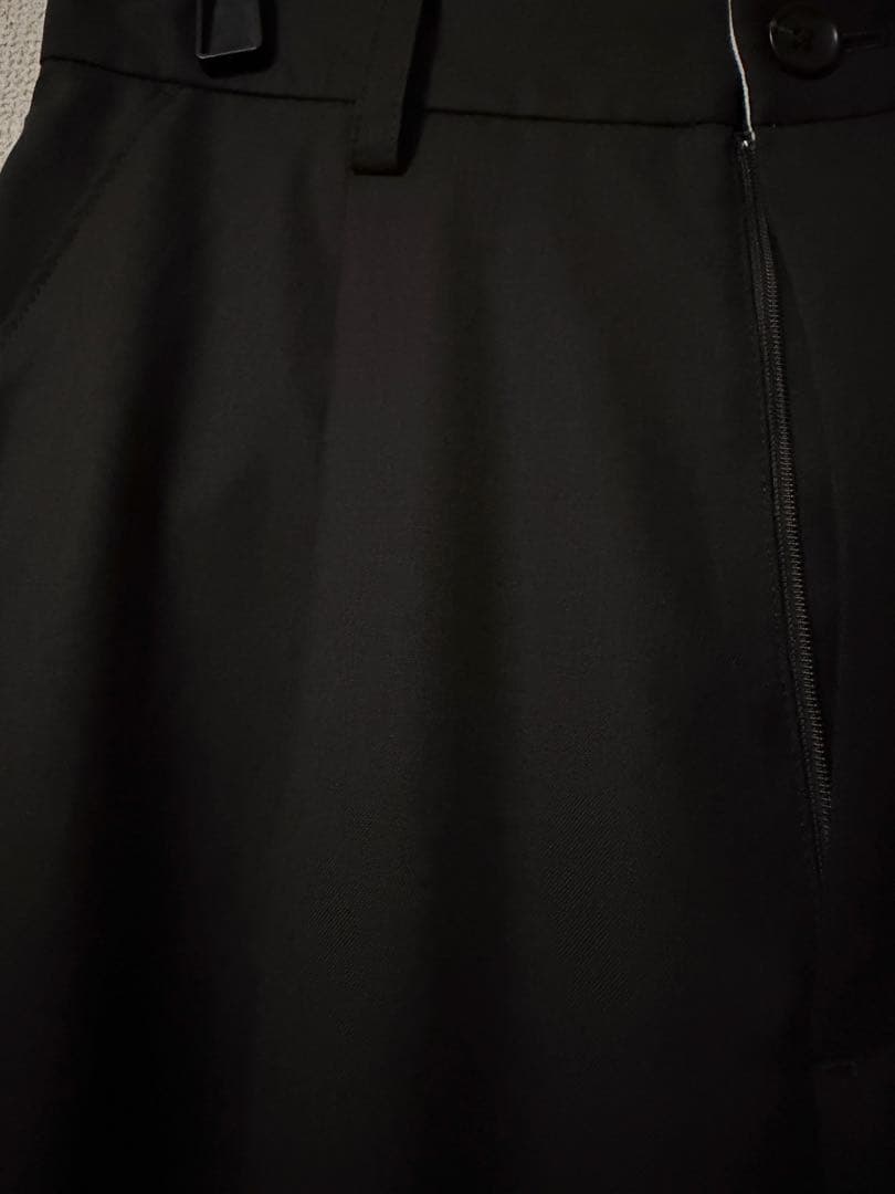 Cornier（コルニエ） WORSTED WOOL WIDE PANTS