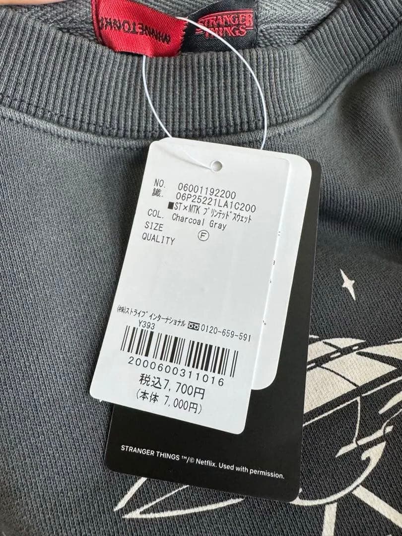 ぶ*ん様 ストレンジャーシングス✖︎ミネトンカ　スウェット