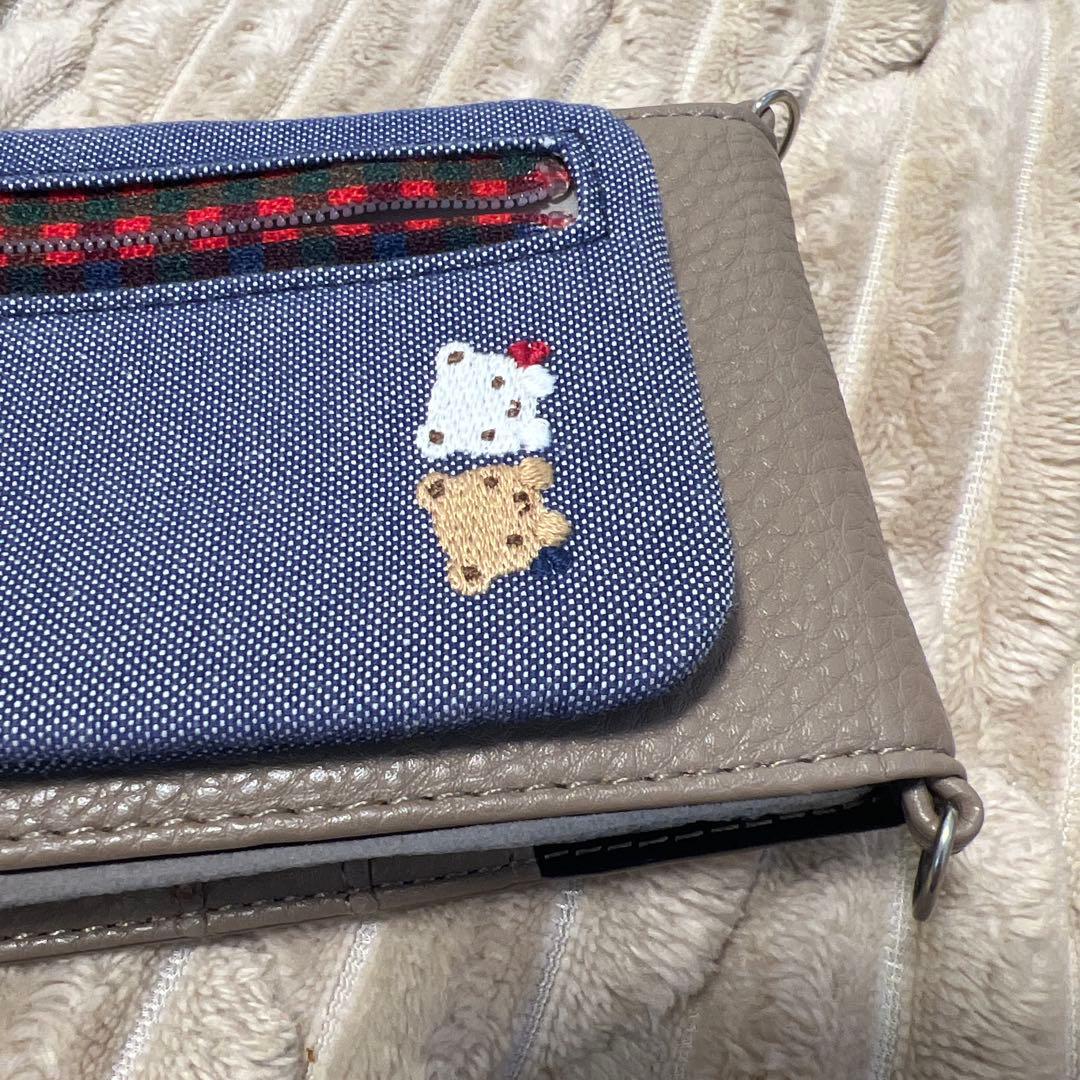 新品未使用familiar×ajew ファミリア iPhoneケース 手帳タイプ