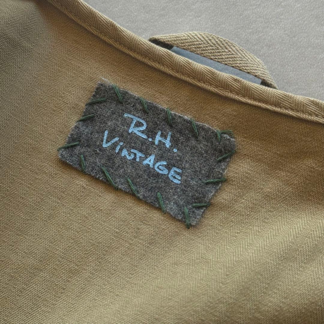 【本日限定SALE価格✨】RonHerman ノーカラー ジップアップ ブルゾン