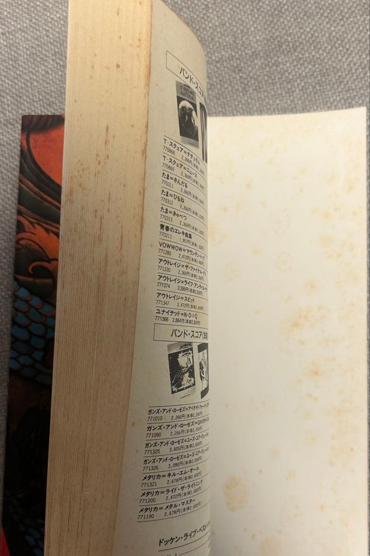 【レア】DOKKEN/Beast From The East バンドスコア