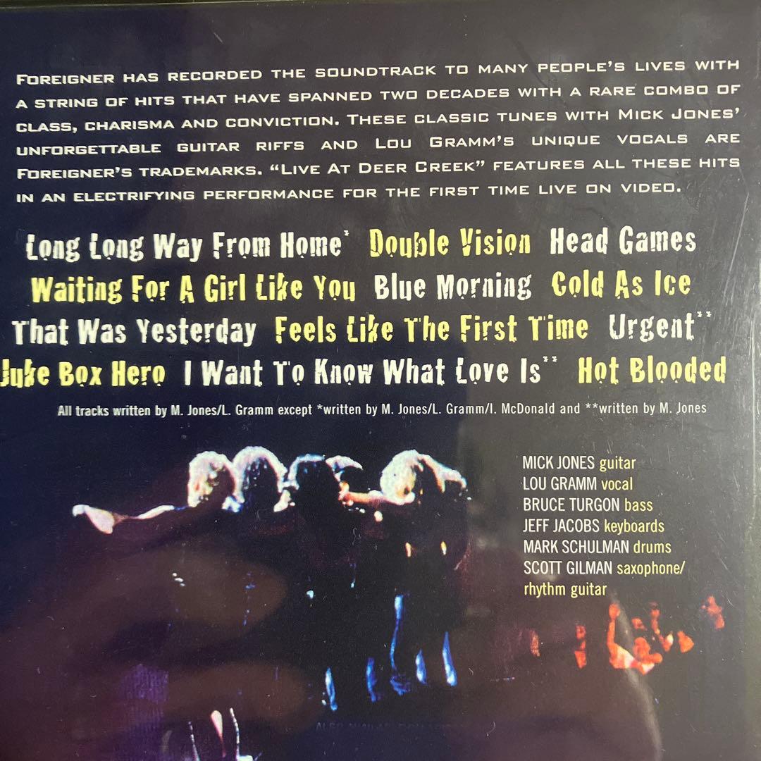 サンプル盤（未開封） フォリナー / ライヴ・アット・ディア・クリーク