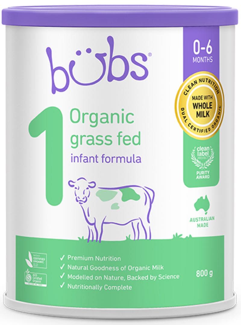 ミルク bubs Organic grass fed infant formula