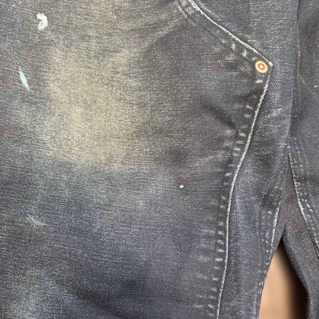 三軒茶屋アス激レア❗️us アス　カーハート　転写ダブルニーイージーパンツ