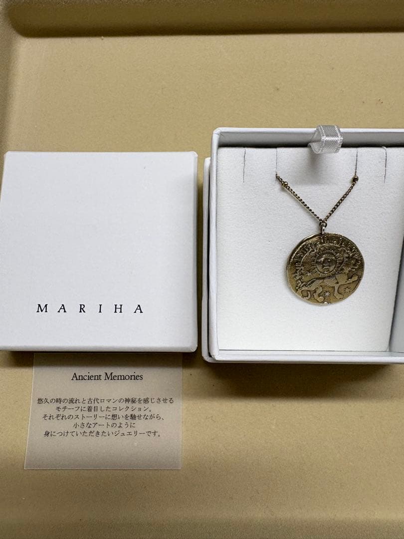 MARIHA Ancient Memories SunLionネックレス62cm