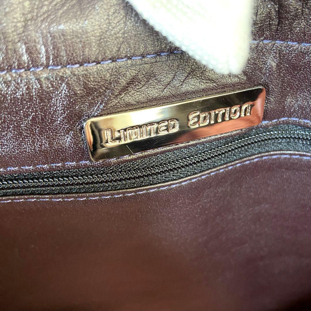 【未使用級】タグ付き　Takechi　ラージクロコ　トートバッグ　ダークパープル