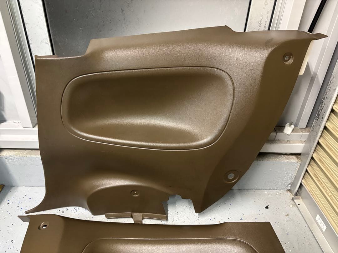 茶内装 日産 S13 シルビア リア クウォーター パネル トリム 内張り 内装