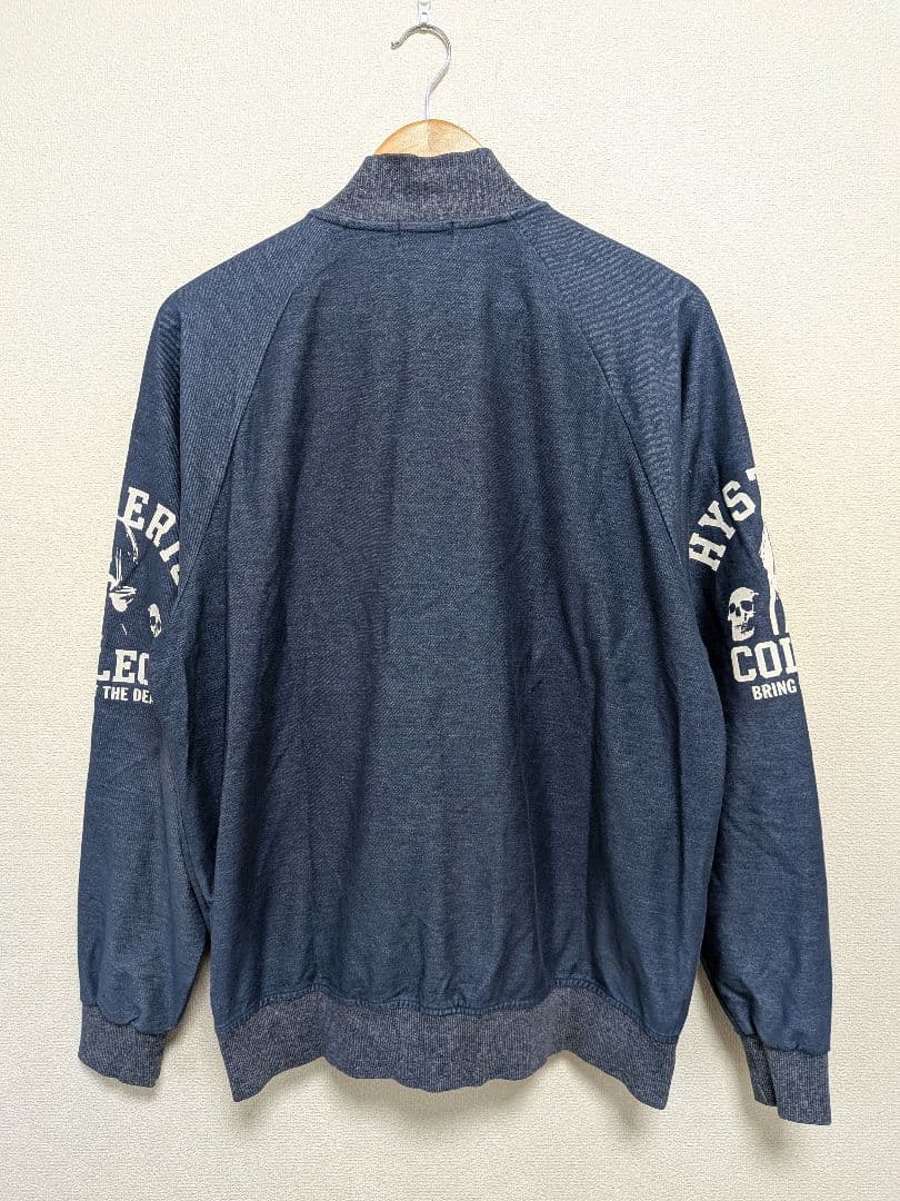 美品☆ヒステリックグラマー ヒスガールコットンスタジャン ブルー M