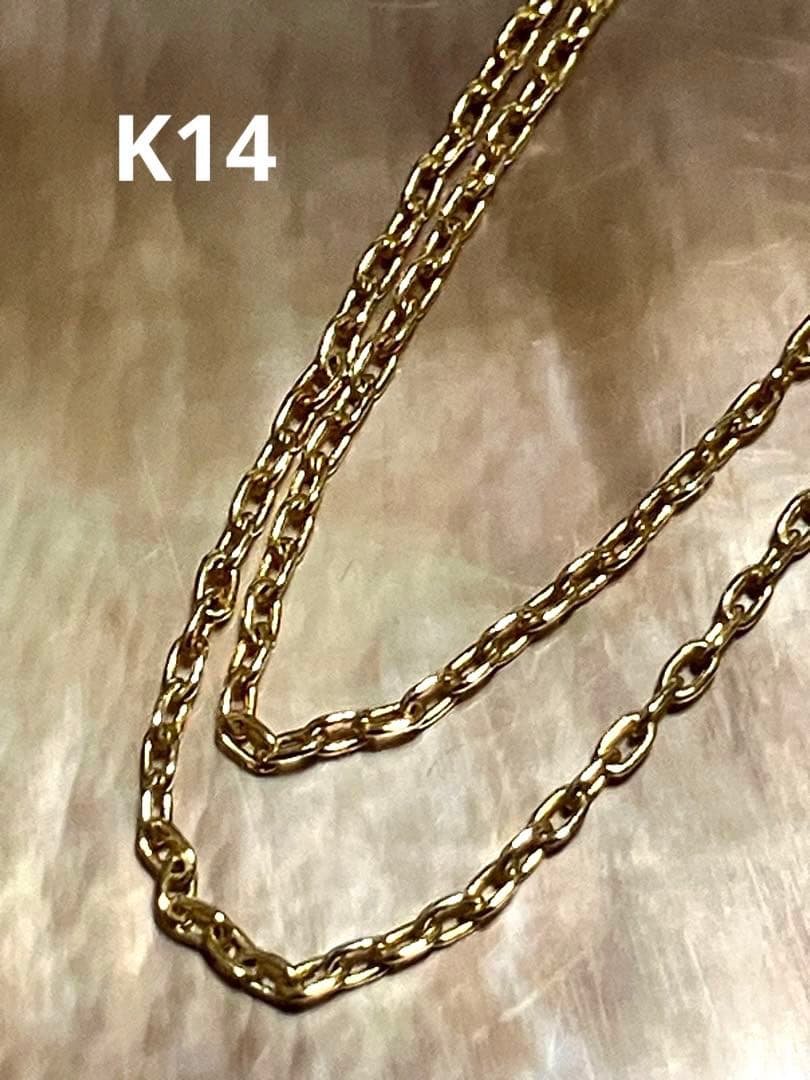 K14 585 gold ゴールド　ネックレス