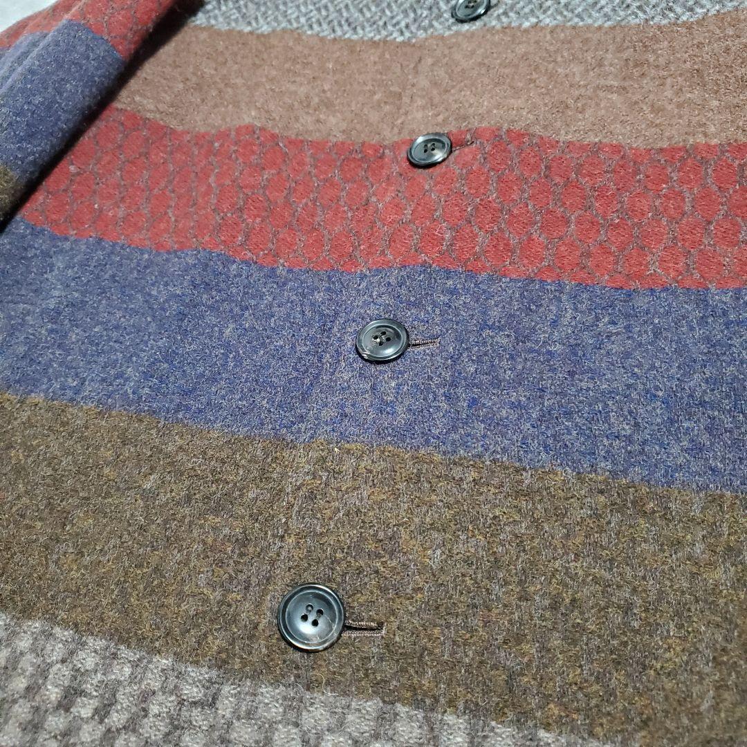 美品✨CALEE　キャリー　ドビーボーダー　ロングコート　ペイズリー　L