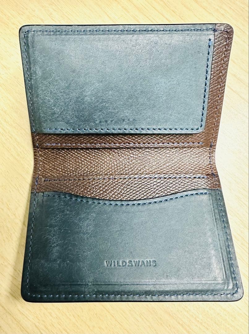 WILDSWANS 名刺入れ ADLER アドラー　限定生産プエブロ　ネイビー