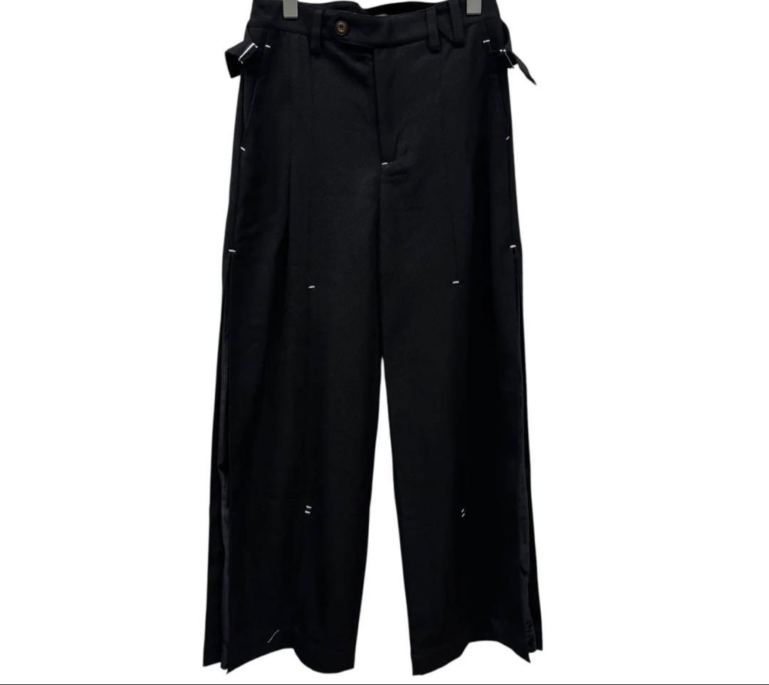 NULLUS 24AW WOOLBLENDTAILORED TROUSERパンツ